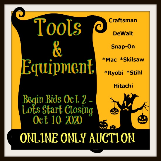 Fall Tool Auction - Oct. 10