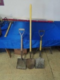 2-Flat Shovels and One Spade