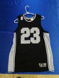 Athletic Works #23 Black and Silver BB Tank