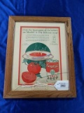 Campbell's Soup Framed Original Ad from 1926