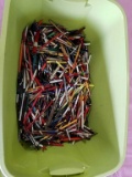 Tub 1/2 Full of Advertising Pens and Pencils