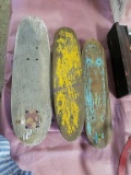 3 Vintage Skateboards begging for Restoration