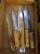 5 Vintage Kitchen Knives