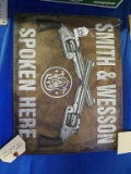 Smith and Wesson Tin Sign