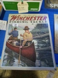 Winchester Fishing Tackle Tin Sign
