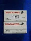 2-Boxes of 50ct Winchester .45Auto 230gr