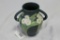 Roseville Pottery Green Urn with Daisyes