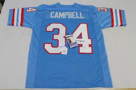 Earl Campbell Autographed Jersey