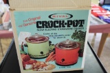 Vintage Rival Slo Cooker Crock Pot in Box