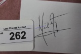 Neil Armstrong  Autographed Card