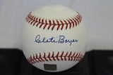Clete Boyer Signed Baseball