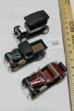 Set of 3 Early 1900 Die Cast Cars