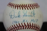 Dick Groat Signed Baseball