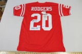 Johnny Rodgers Autographed Husker Jersey