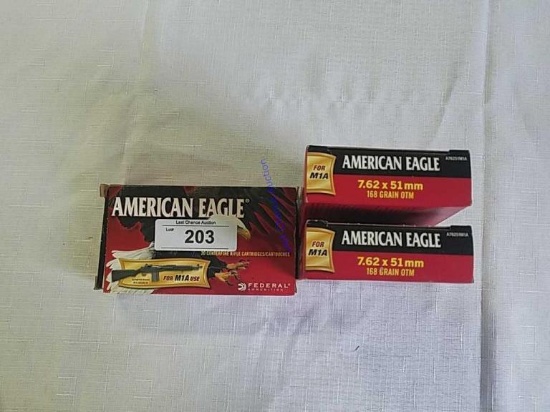 3X-American Eagle 7.62x51 20ct Boxes