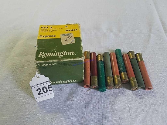Vintage box with 9-K.410 Shells