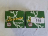 2X-500ct Boxes of Remington .22 Thunderbolt
