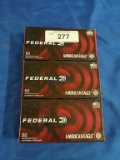 3X-Boxes of Federal .380Auto 95gr FMJ