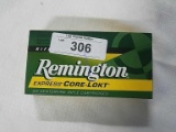 1-Box of 20ct Remington .257 Roberts 117gr SP