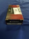 50ct Box of Federal 9mmLuger  115gr FMJ RN
