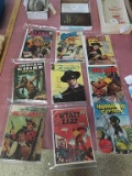 Nine Vintage Western Comics