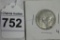 1939 2 Reichsmark Hindenburg Coin 62.5% Silve