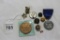 10-Various Pieces of Medals, Pins etc.