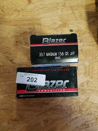 2X-Blazer .357 Magnum 158gr JHP 50ct