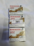 3X-222ct Winchester .22lr 36gr CP HP