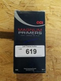 Box of 1000ct. CCI 250 Large Rifle Primers
