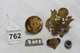 5 Pieces of Military Uniform Hardware