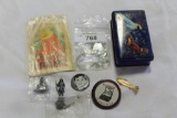 Grab Bag of Items Including Winchester Mirror
