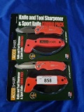 2X-Accusharp Knife and Sharpener Combo Pack