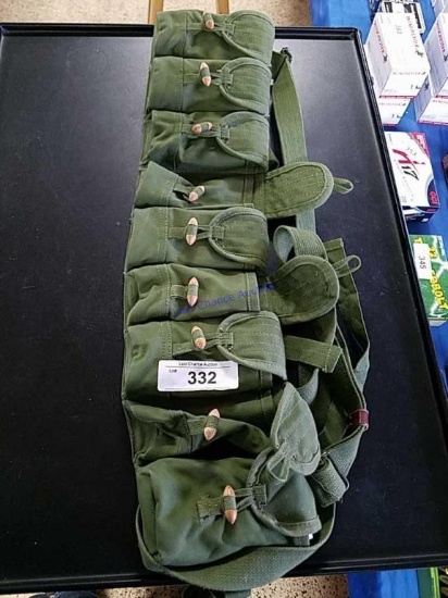Ammo Belt with 6 20ct boxes of 7.62x39