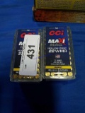 2X-50ct CCI MaxiMag .22WMR HP
