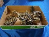 Box of Spent Parade Machine Gun Ammo