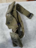 Military Belt with 3 Ammo Pouches