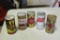 5 Vintage Collectible Beer Cans (see Below)