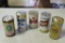 5 Vintage Collectible Beer Cans (see Below)