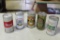 5 Vintage Collectible Beer Cans (see Below)