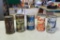 5 Vintage Collectible Beer Cans (see Below)