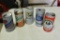 5 Vintage Collectible Beer Cans (see Below)