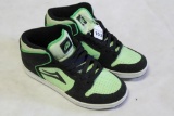 Lakai Telford Black/Green Suede Size 10.5