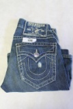 True Religion Blue Jeans  Big T  34