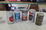 5 Vintage Collectible Beer Cans (see Below)