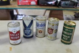 5 Vintage Collectible Beer Cans (see Below)