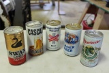 5 Vintage Collectible Beer Cans (see Below)