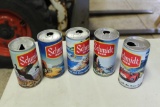 5 Vintage Collectible Beer Cans (see Below)