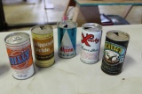 5 Vintage Collectible Beer Cans (see Below)