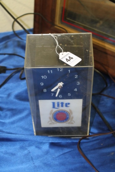 Miller Lite Table Top Clock
